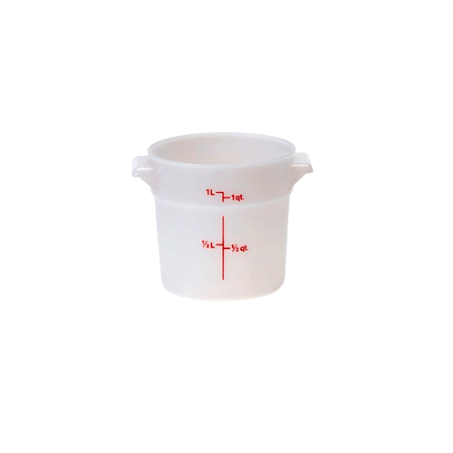 RECIPIENTES REDONDOS  P.E. BLANCO