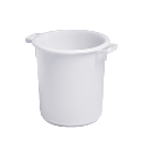 CONTENEDOR CILINDRICO ALIMENTARIO CON ASAS 75L 515Ø x530mm BLANCO