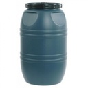 BIDON TAPA ROSCADO 220L GRIS