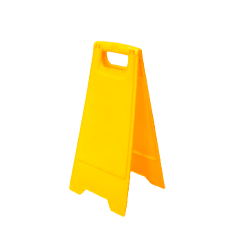 CABALLETE PLEGABLE DE SEÑALIZACION PE AMARILLO