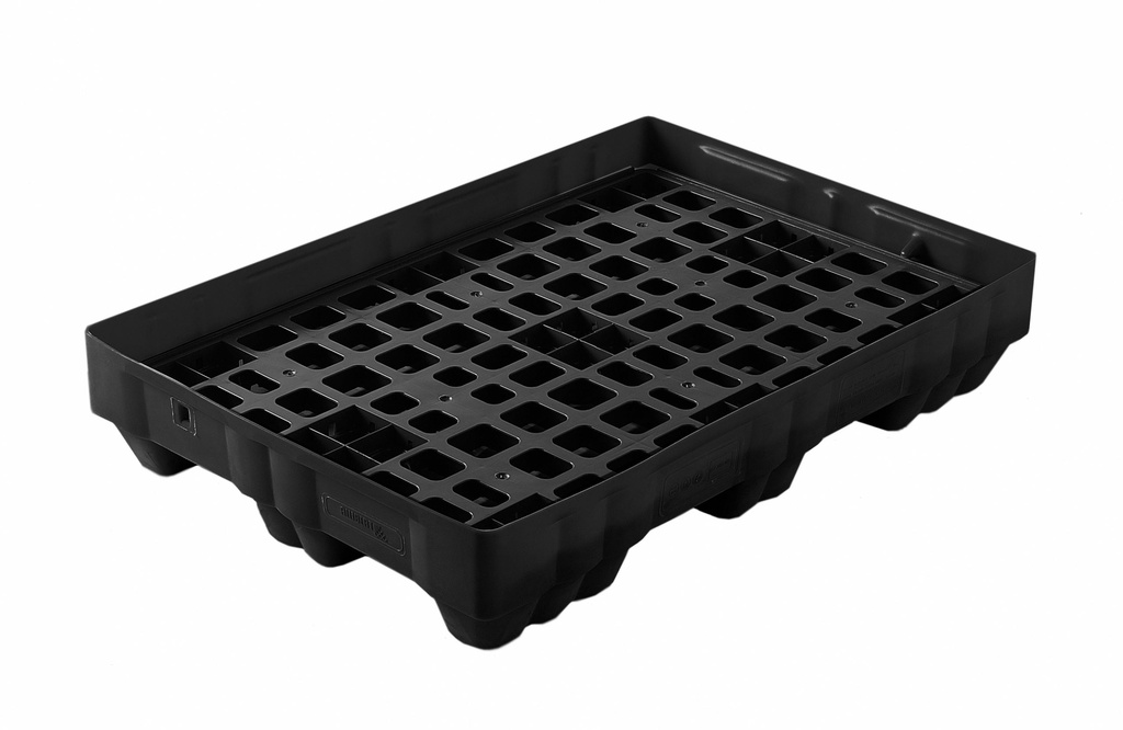 PALET RETENCION 150L 1250x850x230 NEGRO