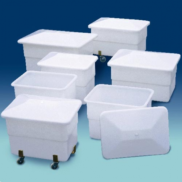 DEPOSITO RECTANGULAR CON TAPA RUEDAS