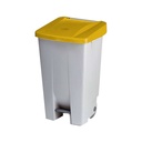 CONTENEDOR SELECTIVO CON RUEDAS/PEDAL 80L