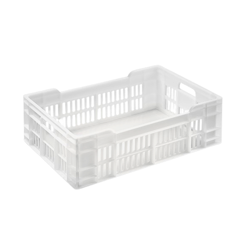 CUBETA RANURADA FONDO LISO BLANCO