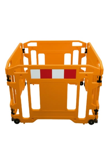 [4000023396] BARRERA DE SEGURIDAD CON RUEDAS MODULAR