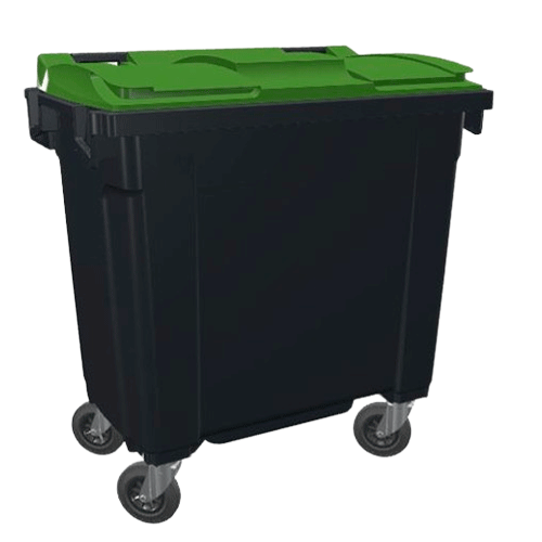 [4000022756] CONTENEDOR 770L CITYBAC CUATRO RUEDAS- TAPA  VERDE