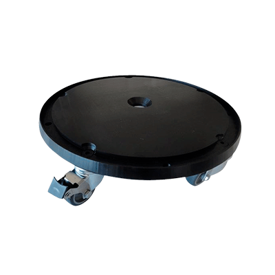 [4000000749] BASE REDONDA NEGRA C/R BARREÑO 50L/70L/95L  370Øx95mm