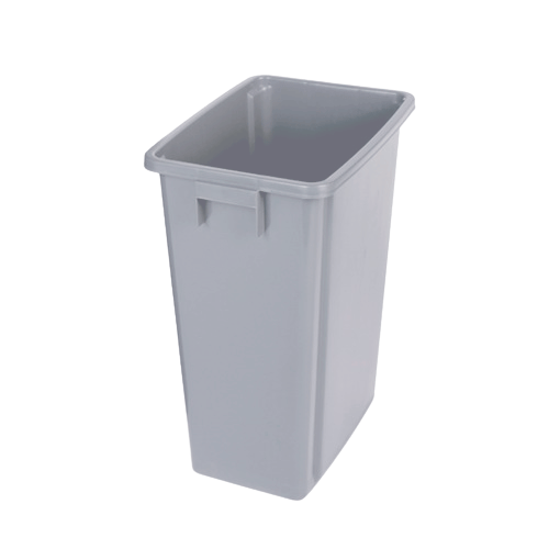 PAPELERA DE RECICLAJE SIN TAPA GRIS