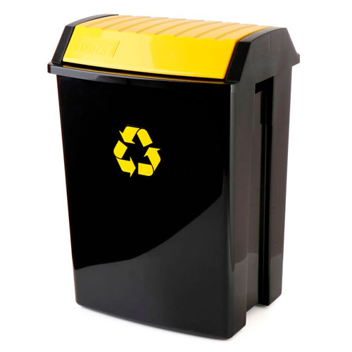 CONTENEDOR RECICLAJE T 50L 405x335x575mm