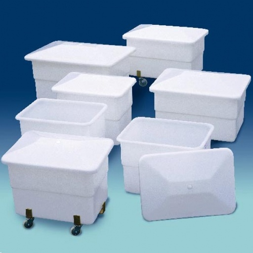 DEPOSITO RECTANGULAR CON TAPA RUEDAS