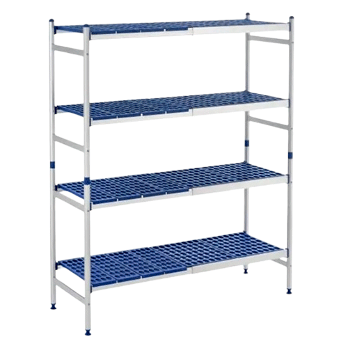 ESTANTERIA FLEX ALUM/PP 4B  AZUL